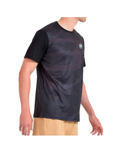 Bullpadel Castil Schwarzes T-Shirt | Padel-Bekleidung für Herren