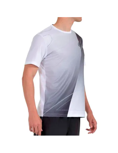 T-shirt blanc Bullpadel Summit | Vêtements de padel pour hommes