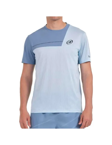 Camiseta Bullpadel Cacin Glacier Azul Vigore | Roupas de padel masc...