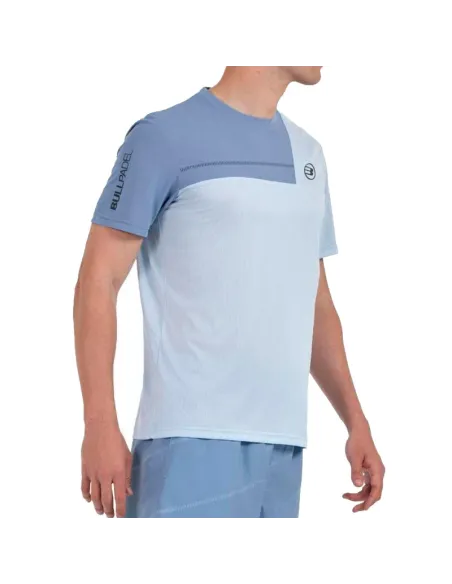 Maglietta Bullpadel Cacin Glacier Blu Vigore | Abbigliamento da pad...