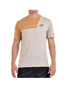 Camiseta Bullpadel Cacin Beige Vigore | Roupas de padel masculinas