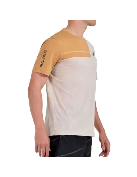 Maglietta Bullpadel Cacin Beige Vigore | Abbigliamento da padel da ...