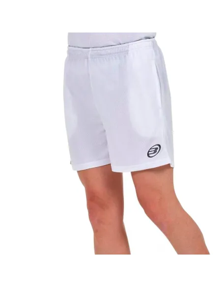 Short blanc Bullpadel Campaza | Vêtements de padel pour hommes