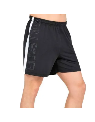 Short noir Bullpadel Campaza | Vêtements de padel pour hommes
