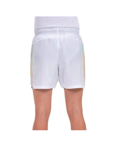 Short blanc de Castiel Bullpadel | Vêtements de padel pour hommes