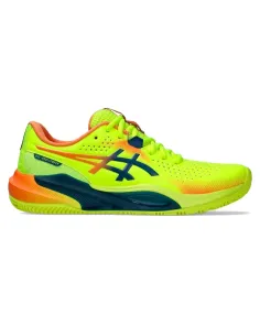 Asics Gel Challenger 15 Padel L.E Schuhe Gelb Dunkelblau | Padelsch...