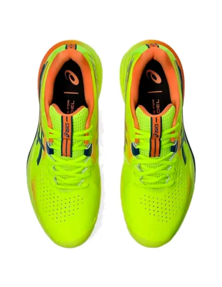 Asics Gel Challenger 15 Padel L.E Shoes Yellow Dark Blue | Men's pa...
