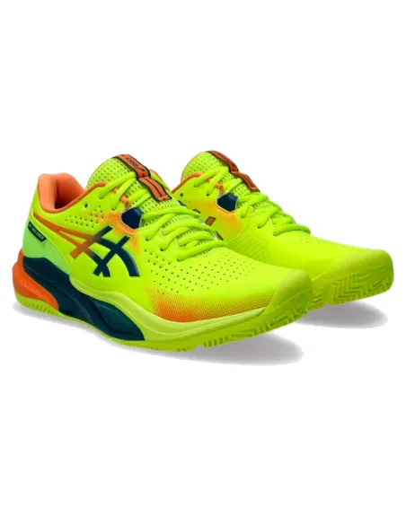 Asics Gel Challenger 15 Padel L.E Shoes Yellow Dark Blue | Men's pa...