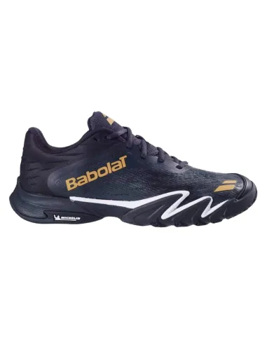 Tênis Babolat Premura 3 Preto e Dourado | Sapatos de padel masculinos