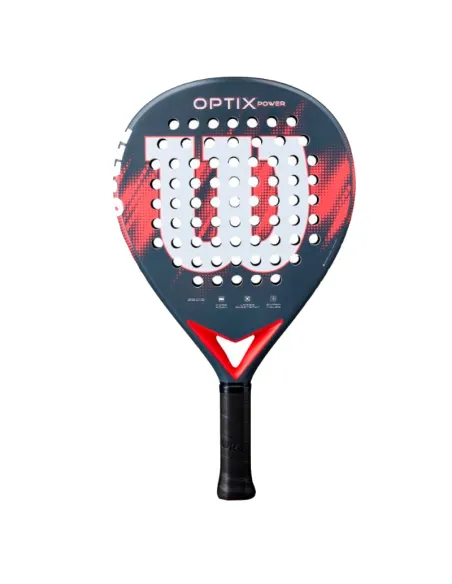 Raquete de Padel Wilson Optix V2 Power Red 2026 | Raquetes de padel...