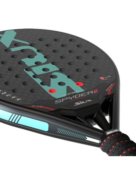 Pala de pádel Siux Spyder Revolution Control II 2023 | Palas de Pádel