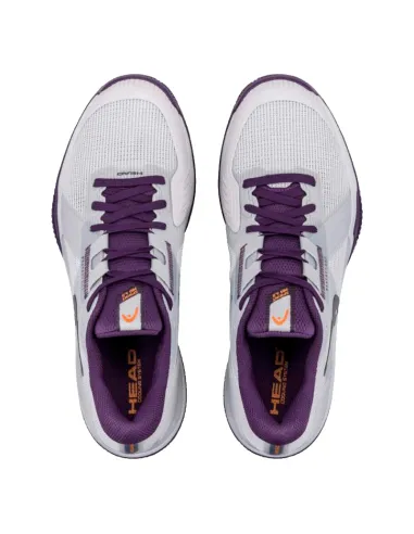 Chaussures Head Sprint Pro 4.0 Clay White Silver | Chaussures de padel