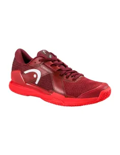 Head Sprint Pro 4.0 Clay Red Shoes | Padel Sneakers