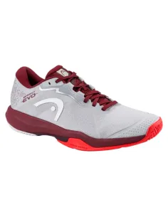 Zapatillas Head Sprint Evo 4.0 Gris Burdeos | Padel Sneakers Padel ...
