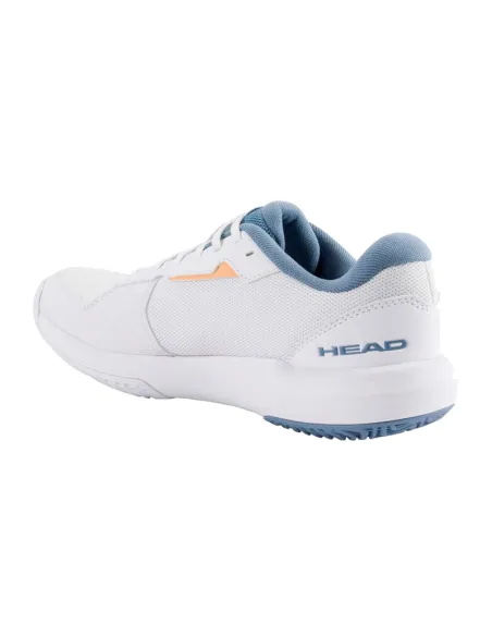 Head Revolt Court 5.0 Weiß-Blaue Damen-Sneaker | Padel-Schuhe