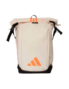 Mochila Adidas Multigame 3.5 Blanco Tiza Naranja