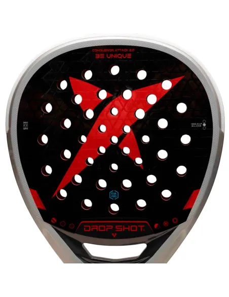 Raquete de Padel Drop Shot Conqueror Attack 2.0 2026 | raquetes padel