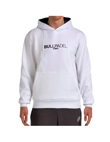 Bullpadel Acube White Sweatshirt | Men's padel clothing Men's padel...