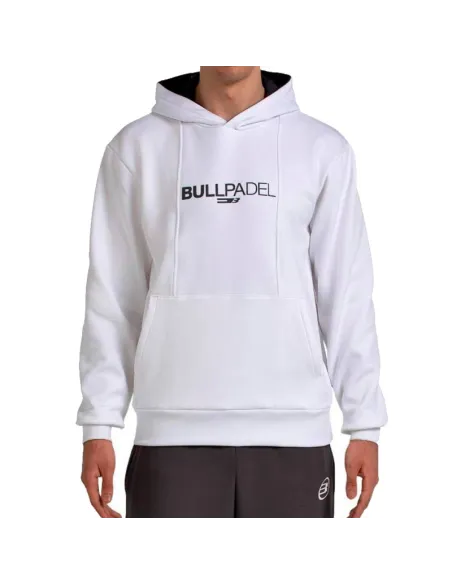 Sweat-shirt blanc Bullpadel Acube | Vêtements de padel pour hommes