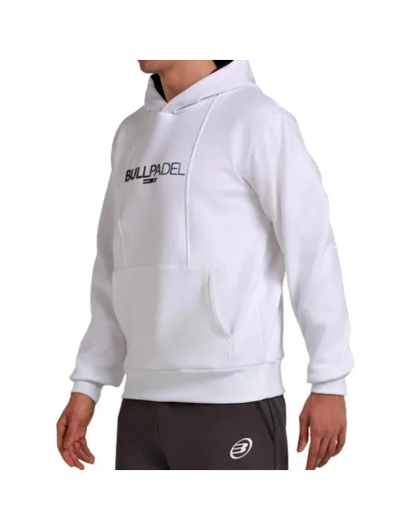 Sudadera Bullpadel Acube Blanco | Men's padel clothing Men's padel ...