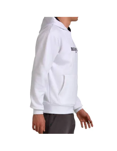 Sweat-shirt blanc Bullpadel Acube | Vêtements de padel pour hommes