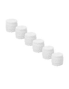 Head White Perforated Smooth Overgrip (Pack of 6) | Overgrips Overg...