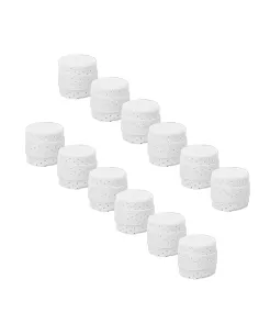 Head White Perforated Smooth Overgrip (Packung mit 12) | Übergriffe