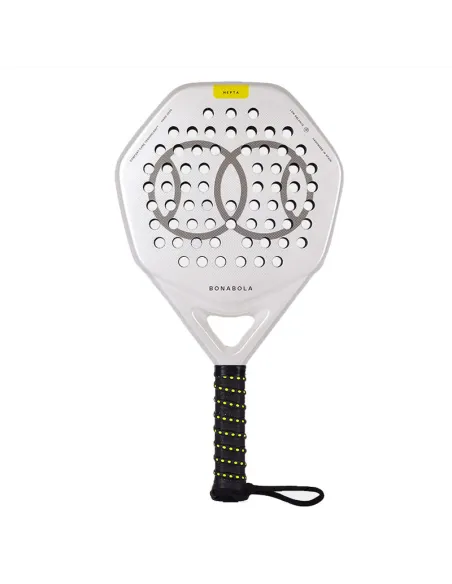 Raquete de padel Bonabola Hepta Branca | raquetes padel
