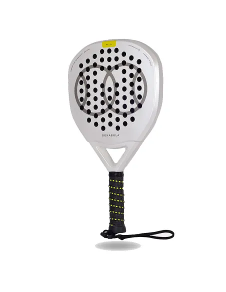 Raquete de padel Bonabola Bevel Branca | raquetes padel