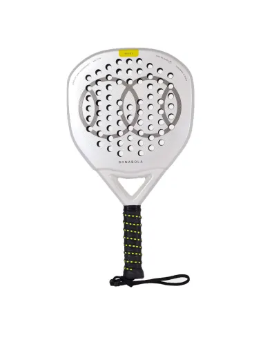 Raquete de padel Bonabola Bevel Branca | raquetes padel
