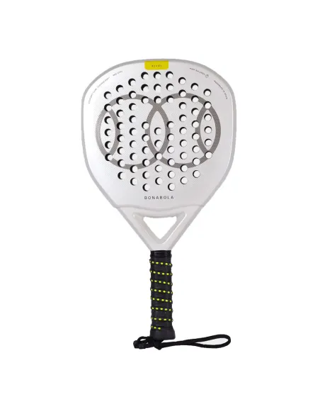 Raquete de padel Bonabola Bevel Branca | raquetes padel