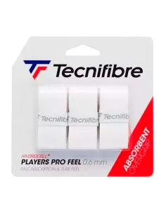 Overgrips Tecnifibre Players Pro Blanco 3 Unidades | Übergriffe