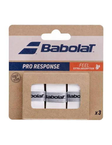 Babolat Pro Response Overgrips White 3 Units | Overgrips