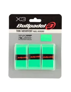 Blister Bullpadel 3 Overgrips GB1705 Senso Perforated Green | Überg...