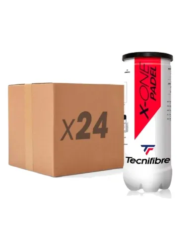 Box of 72 Balls - 24 Cans of 3 Units - Tecnifibre Padel X-One | Bal...