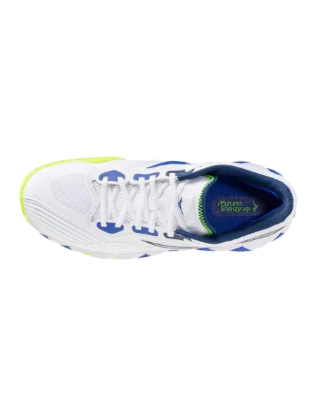 Mizuno Wave Enforce Tour 2 Clay White Blue Schuhe | Padelschuhe für...