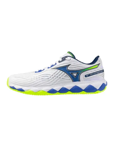 Tênis Mizuno Wave Enforce Tour 2 Clay Branco Azul | Sapatos de pade...
