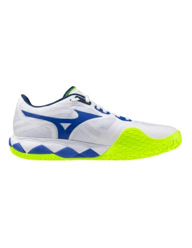 Chaussures Mizuno Wave Enforce Tour 2 Clay Blanc Bleu | Chaussures ...