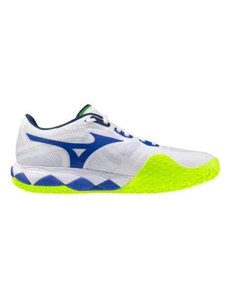 Mizuno Wave Enforce Tour 2 Clay White Blue Schuhe | Padelschuhe für...