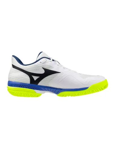 Scarpe Mizuno Wave Exceed Court Clay Bianco Blu | Scarpe da padel d...
