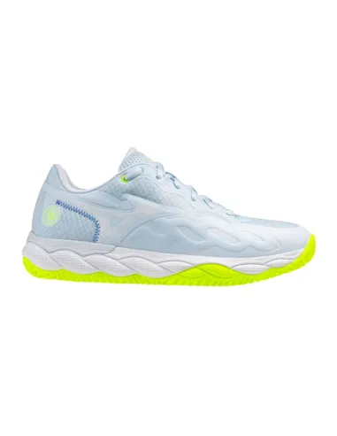 Tênis Mizuno Wave Enforce Court Clay Azul Fluorescente Claro Femini...