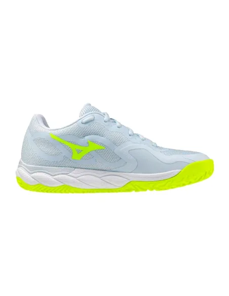 Mizuno Wave Enforce Court Clay Schuhe, hellfluorblau, Damen | Padel...