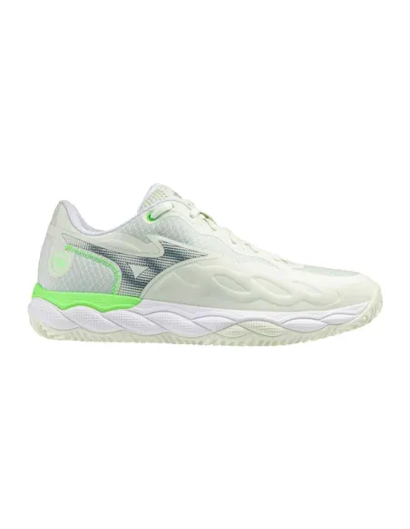 Tênis de Padel Mizuno Wave Enforce Court Branco Fluorescente Femini...