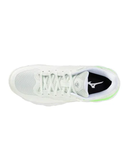 Tênis de Padel Mizuno Wave Enforce Court Branco Fluorescente Femini...