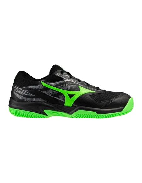 Sapatos Mizuno Break Shot 5 Clay Preto Verde | Sapatos de padel mas...