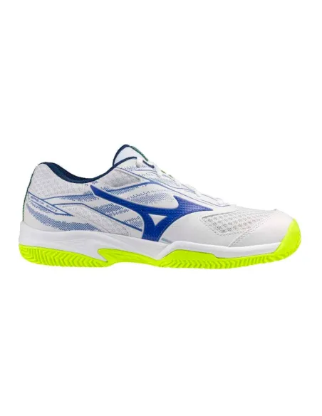 Mizuno Break Shot 5 Clay White Blue Schuhe | Padelschuhe für Herren