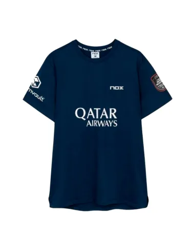 T-shirt sponsorisé par Nox Agustin Tapia AT10 Bleu foncé 2026 | Vêt...