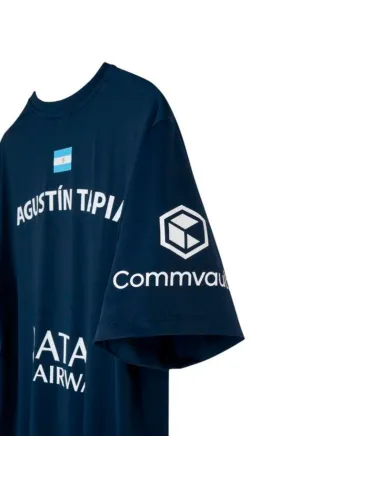 Camiseta Nox Agustin Tapia Sponsors AT10 Azul Oscuro 2026 | Padel-B...