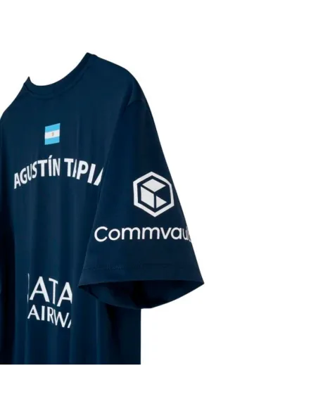 Camiseta Nox Agustin Tapia Sponsors AT10 Azul Oscuro 2026 | Padel-B...