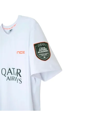 T-shirt sponsorisé par Nox Agustin Tapia AT10 Blanc 2026 | Vêtement...